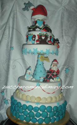 Torta Santa Claus house!