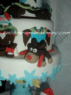 Torta Santa Claus house!