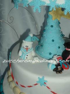 Torta Santa Claus house!