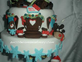 Torta Santa Claus house!