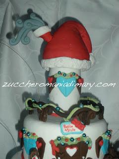 Torta Santa Claus house!