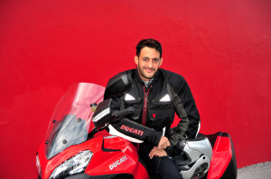 L’olimpionico Daniele Molmenti in visita alla Ducati