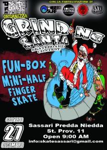 “Grinding Santa” skateboard contest Sassari 27 Dicembre