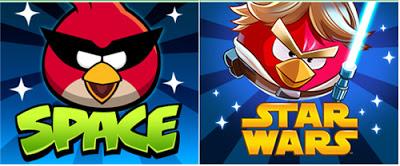 Angry Birds Star Wars e Angry Birds Space per WP 7.5