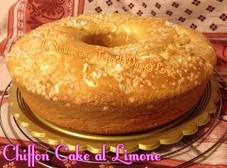 CHIFFON CAKE AL LIMONE - SENZA LATTOSIO