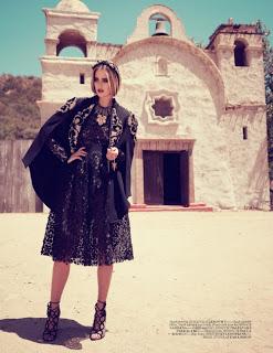 Shannan Click in Dolce & Gabbana su Vogue Turkey