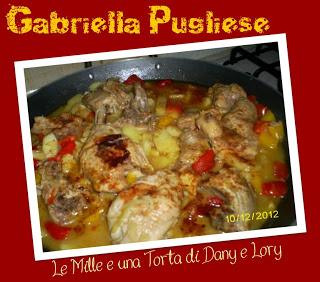 Pollo alla paprika con peperoni e patate