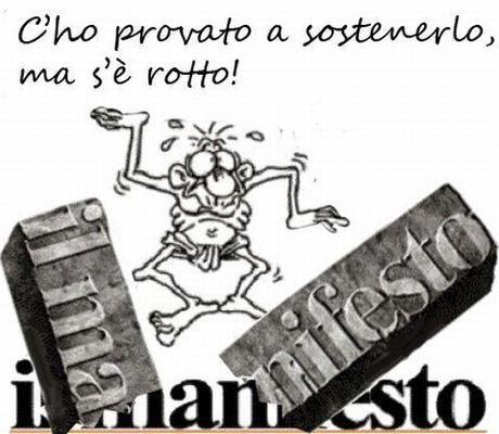 A.A.A. «Il Manifesto» Vendesi. Ma chi Vuole Comprarlo? sostegno manifesto vauro modificato
