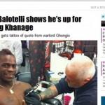 Mario Balotelli, nuovo tatuaggio: “Io sono la punizione di Dio”