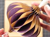 come realizzare pallina Natale carta, tridimensionale carta!