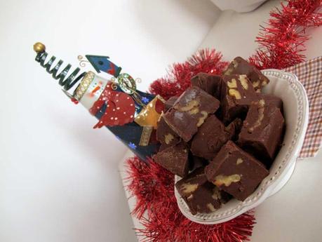 Fudge cioccolato e noci