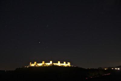 stelle nel cielo di Monteriggioni