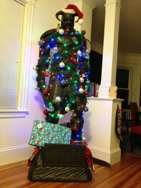 Un “albero” di Natale in stile Skyrim