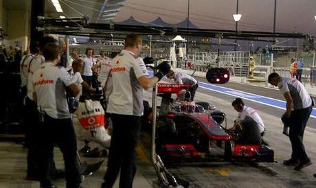 Mclaren 2012 pit-stop