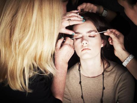 fay cappotti donna inverno 2013 backstage makeup