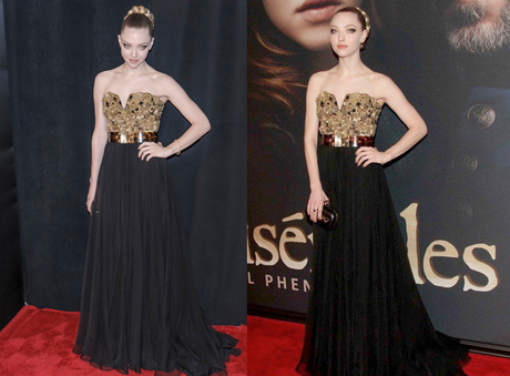 Amanda Seyfried  in Alexander McQueen