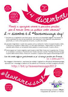 Una farmacia per #leaveamessage .