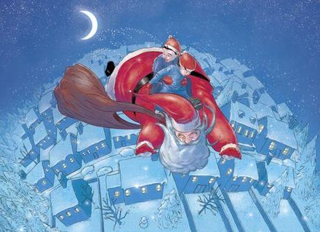 40 illustrazioni digitali con tema Babbo Natale