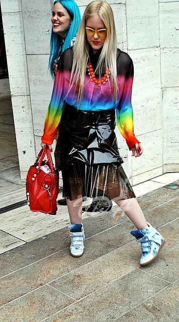 Street Style : Rainbow Colors in NYC