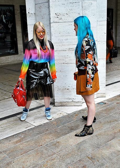 Street Style : Rainbow Colors in NYC