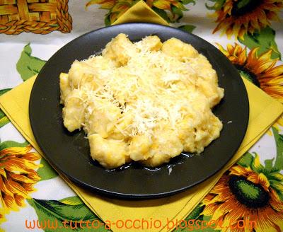 Gnocchi di zucca, ricotta e Trentingrana