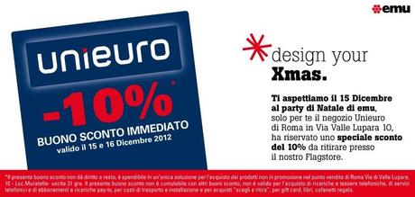 Save the date: 15 dicembre 2012 design your Xmas Flagstore emu