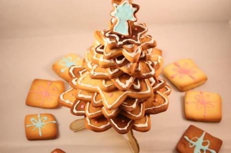 Albero di natale di Biscotti per Santa Lucia