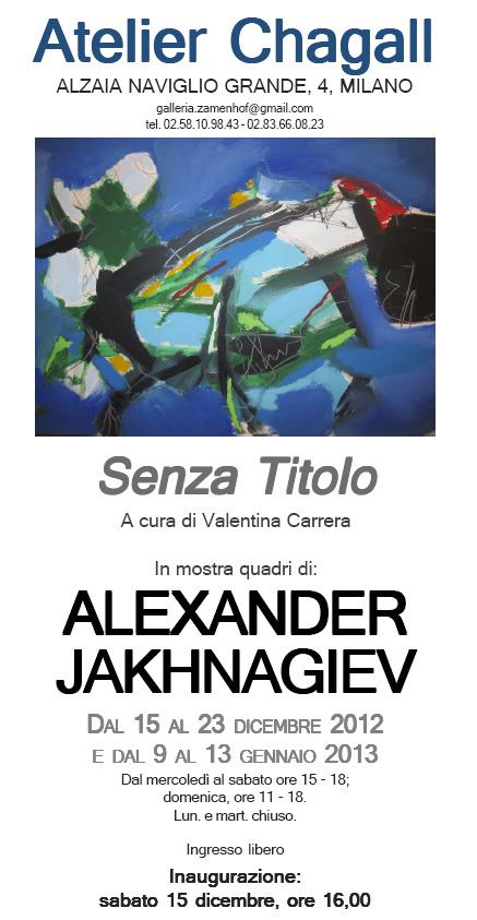 Atelier Chagall Milano, Alexander Jakhanagiev