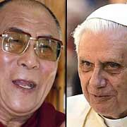 @Pontifex a lezione dal @DalaiLama