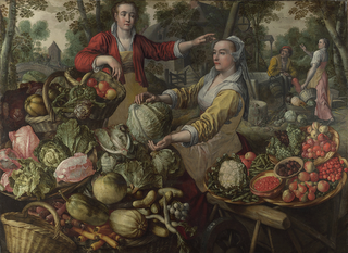 Joachim Beuckelaer: il mercato, la cucina nel 500, la terra, l'aria, l'acqua e il fuoco