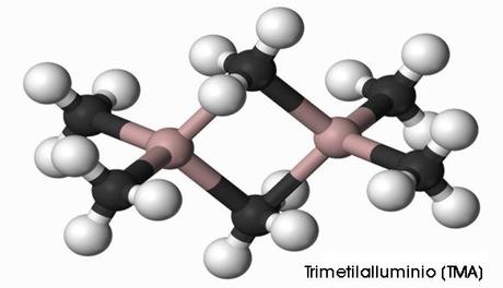 Trimetilallumio e false contrails persistenti