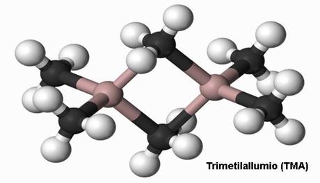 Trimetilallumio e false contrails persistenti