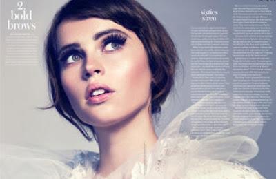 Felicity Jones in Dolce & Gabbana su Instyle magazine UK