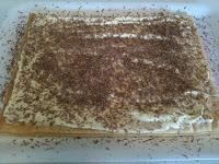 TORTA DIPLOMATICA ALLA CREMA DI ARANCIA, SCAGLIE DI CIOCCOLATO E TORRONE BIANCO