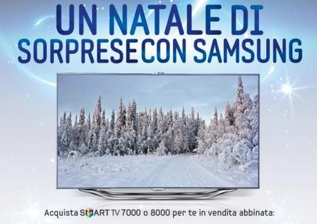 Promo natalizie per Samsung Smart TV