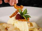 Terrina latticello Lagundo mela Alto Adige zuppa frutta secca marinata.