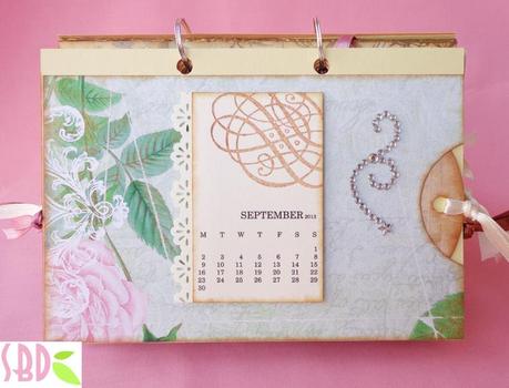 Calendario da tavolo shabby 2013 - 2013 shabby desktop calendar