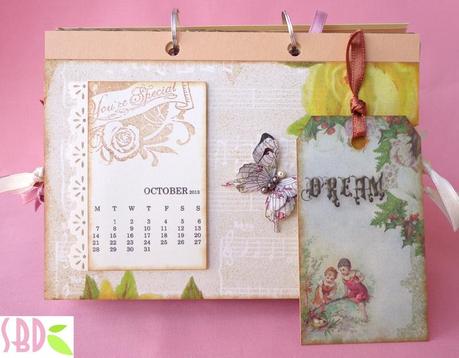 Calendario da tavolo shabby 2013 - 2013 shabby desktop calendar