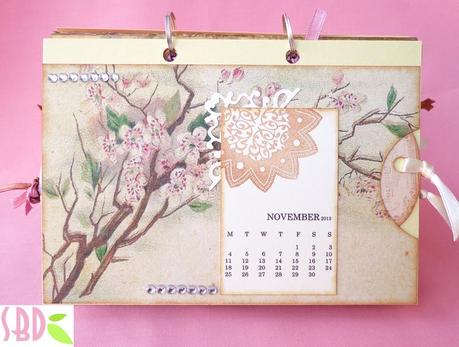 Calendario da tavolo shabby 2013 - 2013 shabby desktop calendar