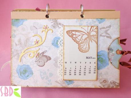 Calendario da tavolo shabby 2013 - 2013 shabby desktop calendar