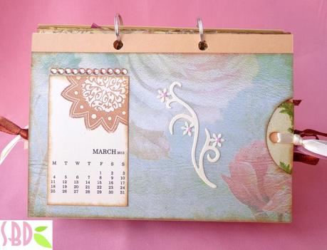 Calendario da tavolo shabby 2013 - 2013 shabby desktop calendar