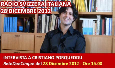 Cristiano Porqueddu Radio Svizzera Italiana 12Dic