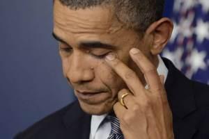 US President Barack Obama delivers remarks on the shooting at Sandy Hook Elementary School in Newtown, Connecticut