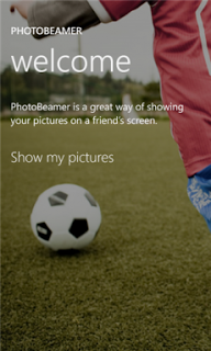 PhotoBeamer per i device Windows Phone 7.5