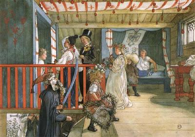 Carl Larsson | la famiglia nello Stile Tradizionale Nordico