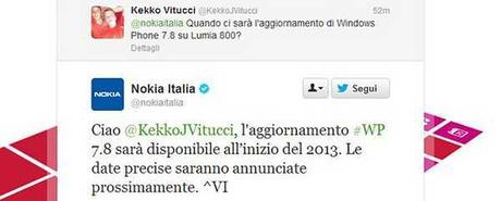 Nokia Italia conferma Windows Phone 7.8 all’ inizio del 2013 !