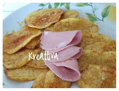 Patate con paprika e mortadella felsineo