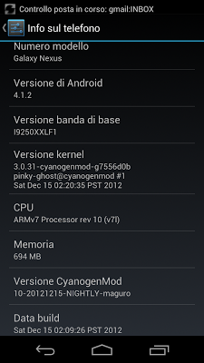 CyanogenMod: rilasciata la CM10 Nightly 20121215 CyanogenMod: rilasciata la CM10 Nightly 20121215