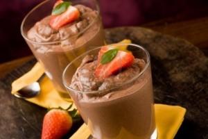 Mousse di ricotta al cioccolato