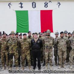 Afghanistan/ Il Ministro della Difesa Di Paola in visita al Fob di Bala Boluk